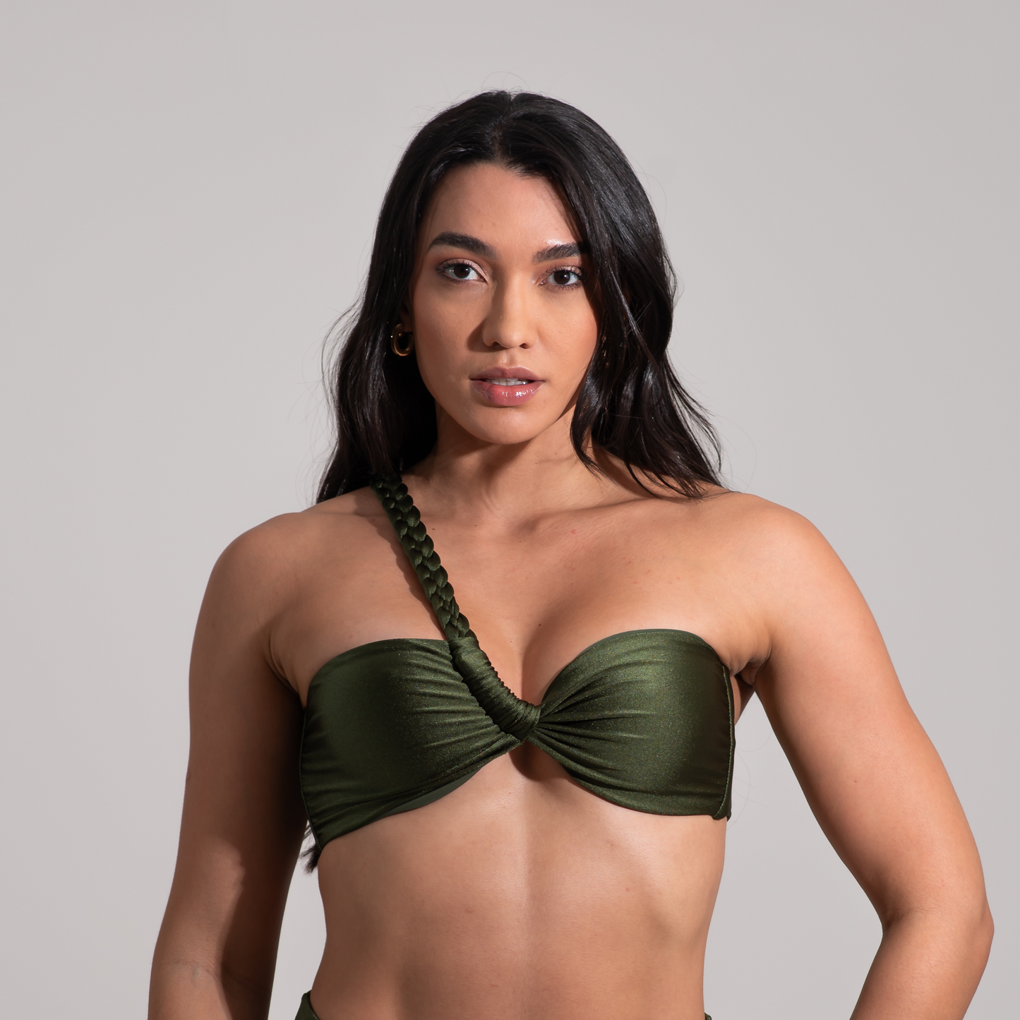 Braided Top - Deep Green