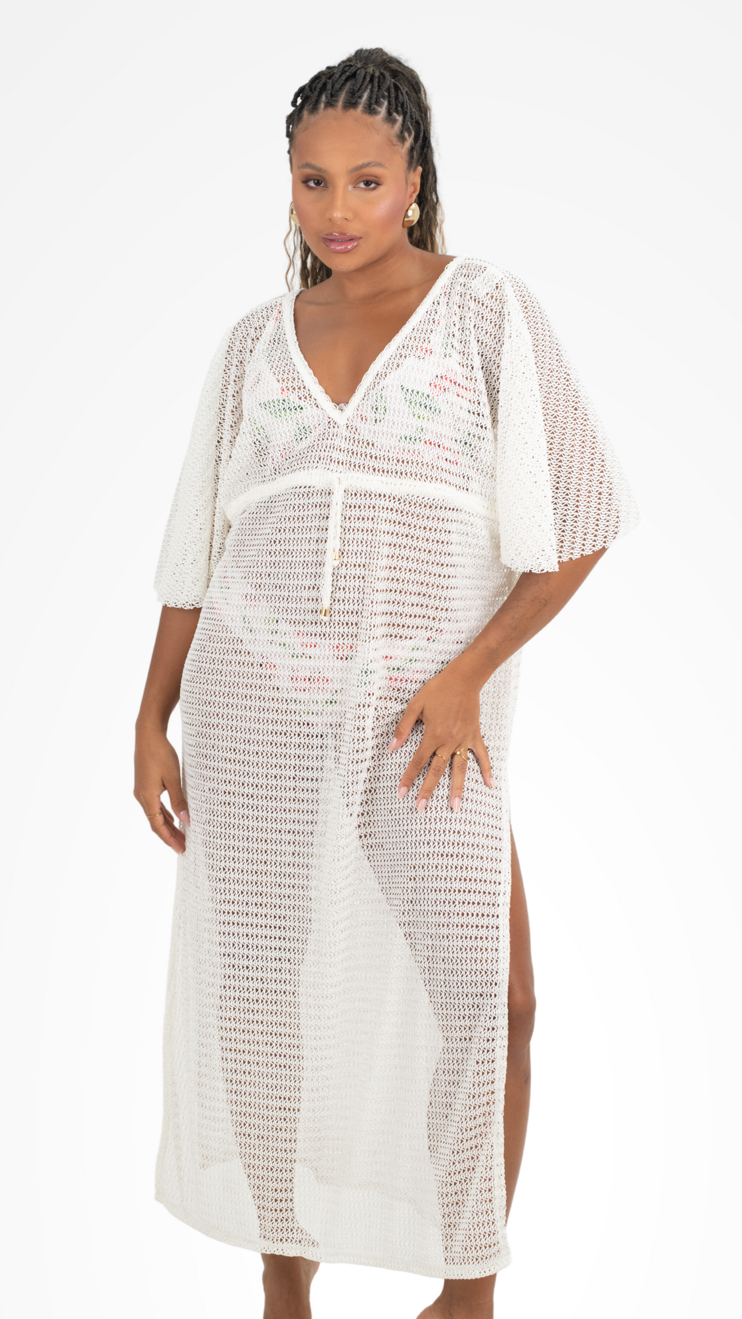 Crochet Dress  - White