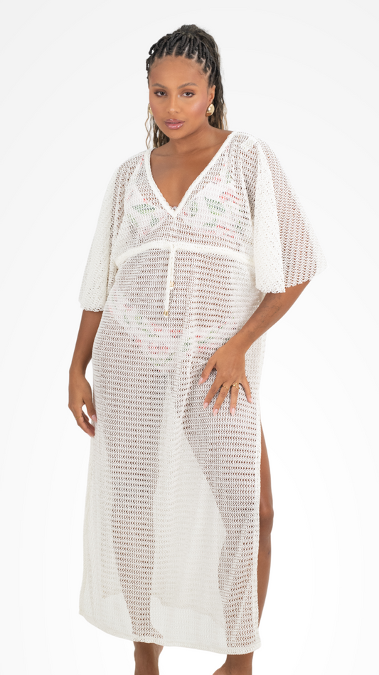 Crochet Dress  - White
